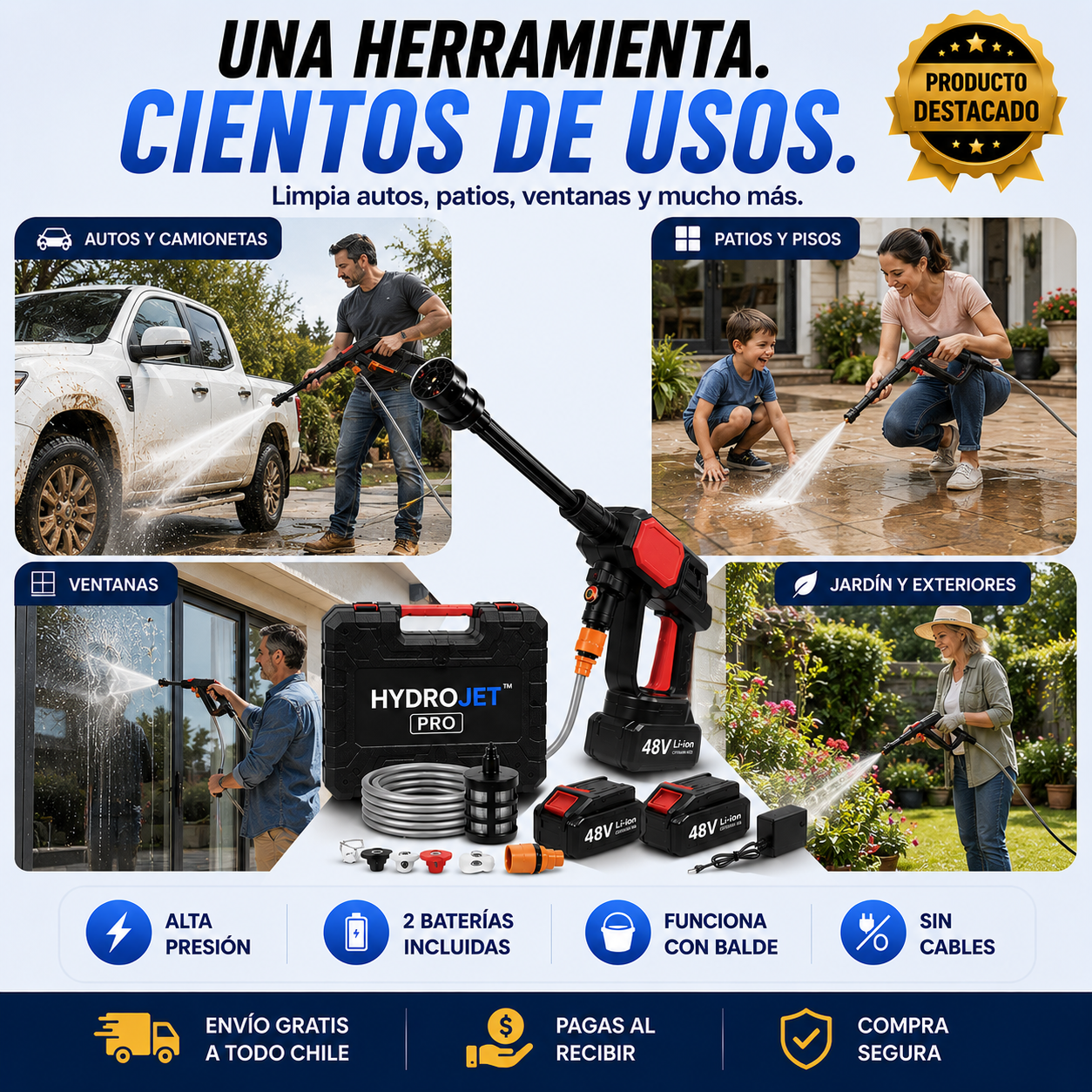 HydroJet Pro™ | Menos Esfuerzo, Más Limpieza