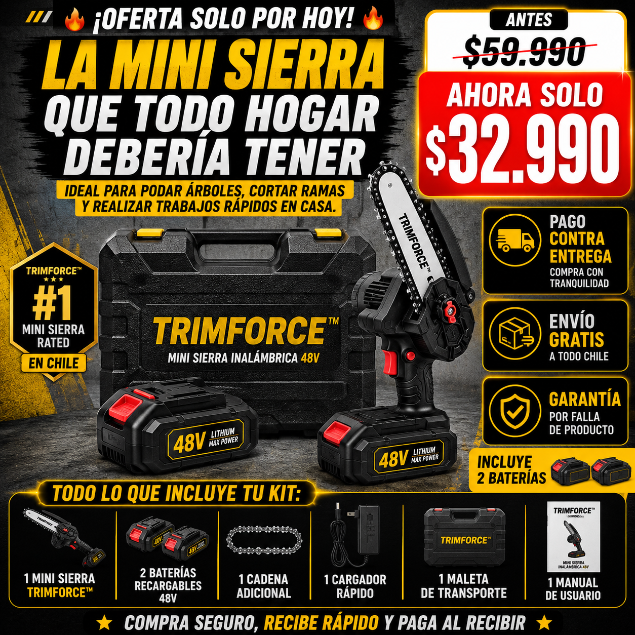 TrimForce™ | No esperes a que tu jardín se salga de control