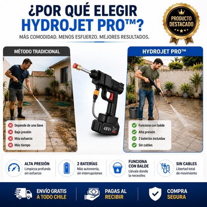 HydroJet Pro™ | Menos Esfuerzo, Más Limpieza
