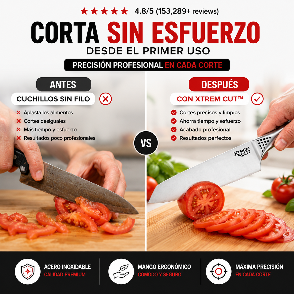 Xtrem Cut™ | DEJA DE LUCHAR CON CUCHILLOS QUE NO CORTAN