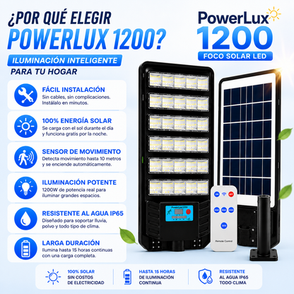 PowerLux1200™ | Protege lo que Más Importa