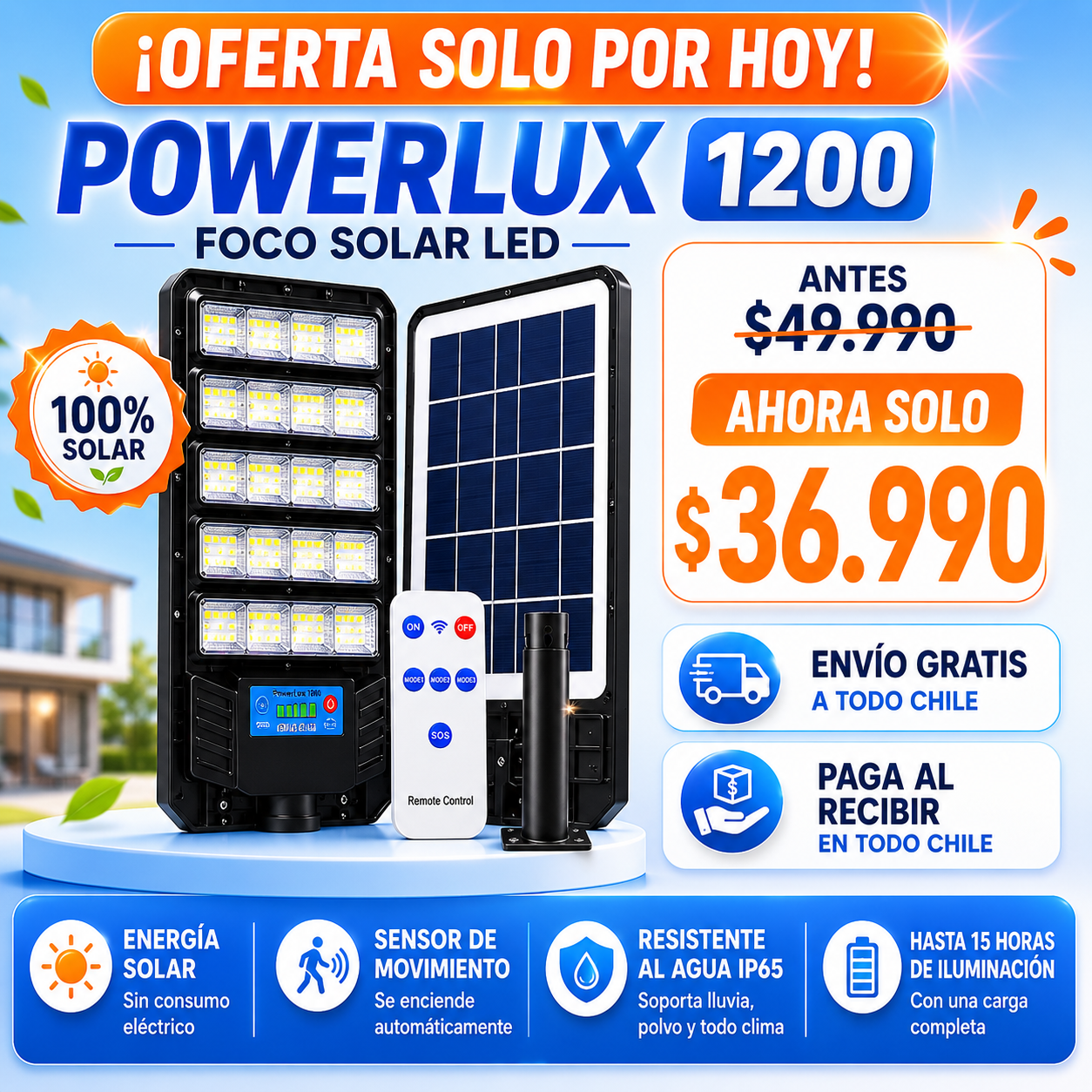 PowerLux1200™ | Protege lo que Más Importa