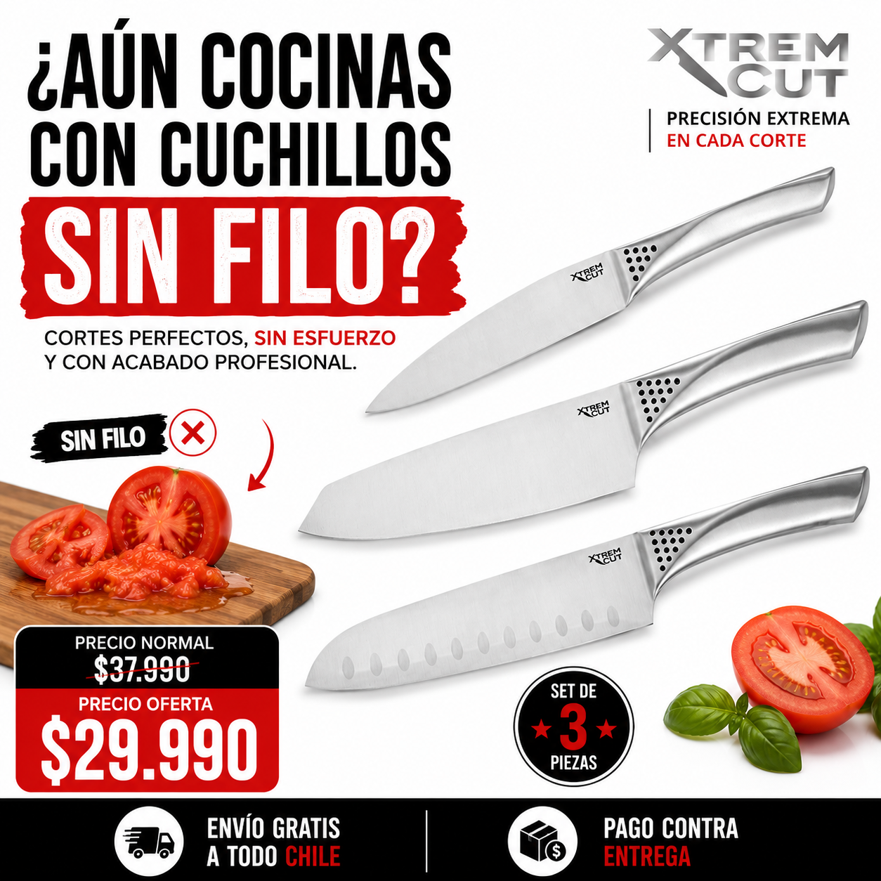 Xtrem Cut™ | DEJA DE LUCHAR CON CUCHILLOS QUE NO CORTAN