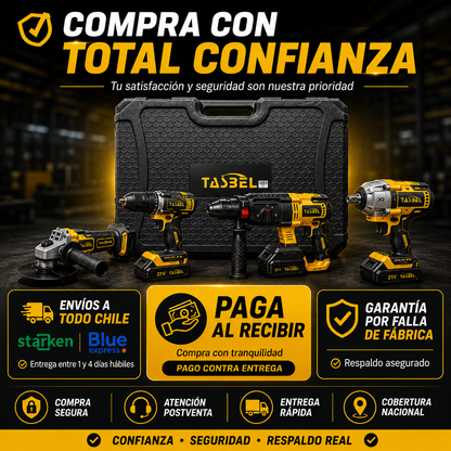 MasterPro Kit 4X™ | Todo empieza cuando tienes las herramientas correctas.